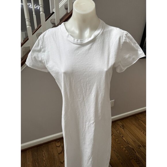 Frank & Eileen Harper Perfect Tee Maxi Dress White Size Medium - Picture 3 of 6